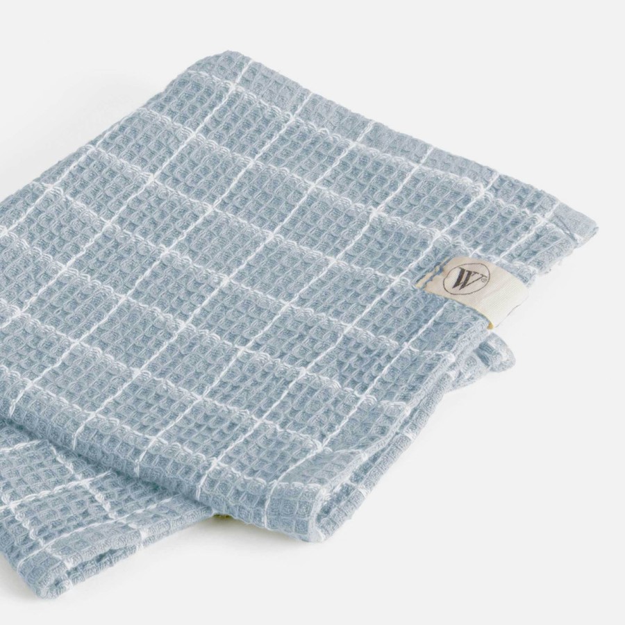 Eetkamer & Keuken Walra | Vaatdoekjes Dry With Cubes Jeans Blauw