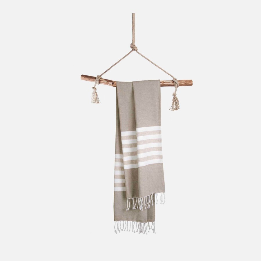 Badtextiel Walra Fouta'S | Fouta Sunshade Happiness Taupe